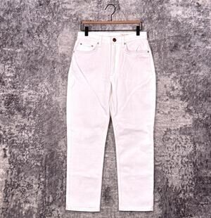 New Rag & Bone Wren Slim Straight Jeans 27 Womens White Denim